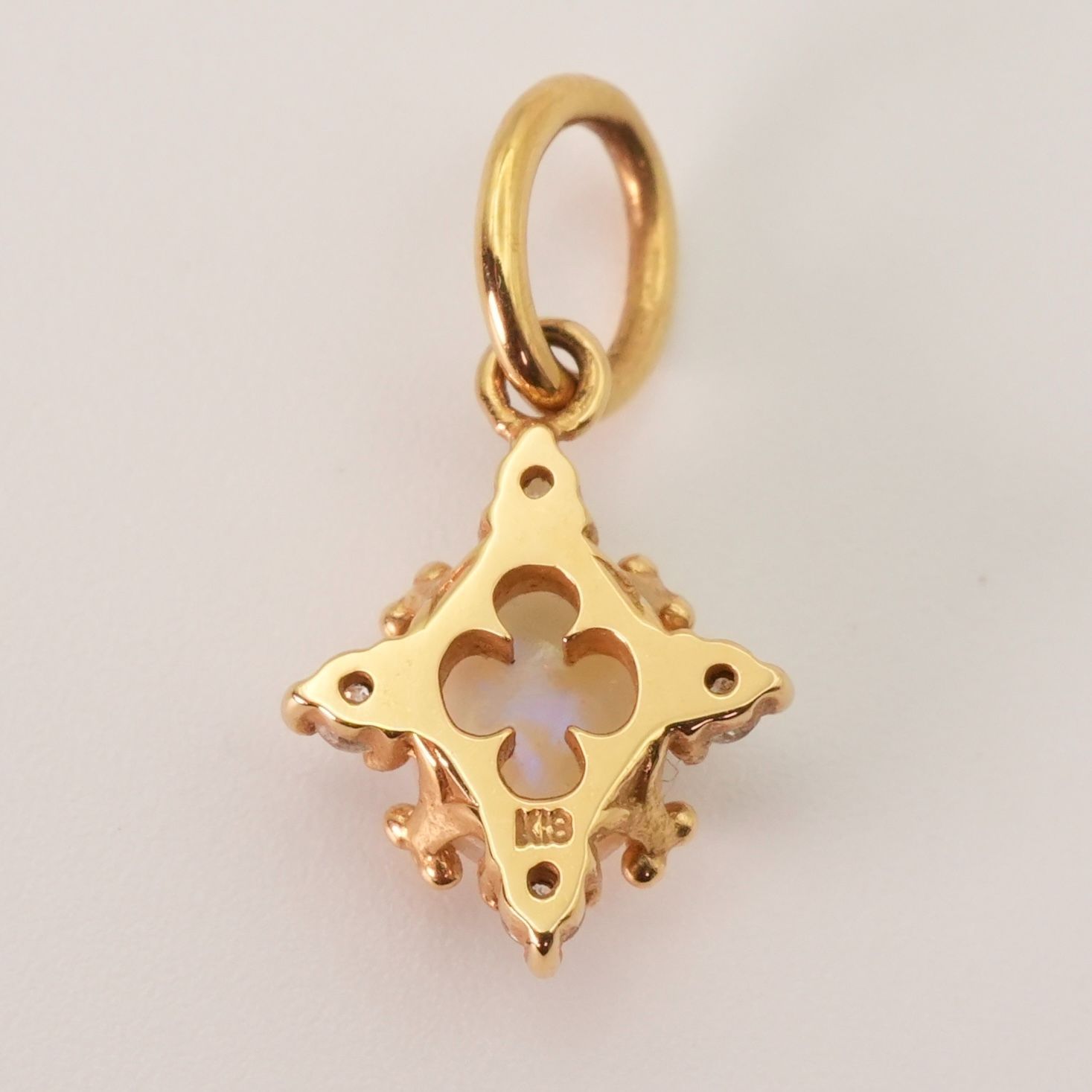 アガットクラシック agete CLASSIC ダイヤ オパール チャーム アガット