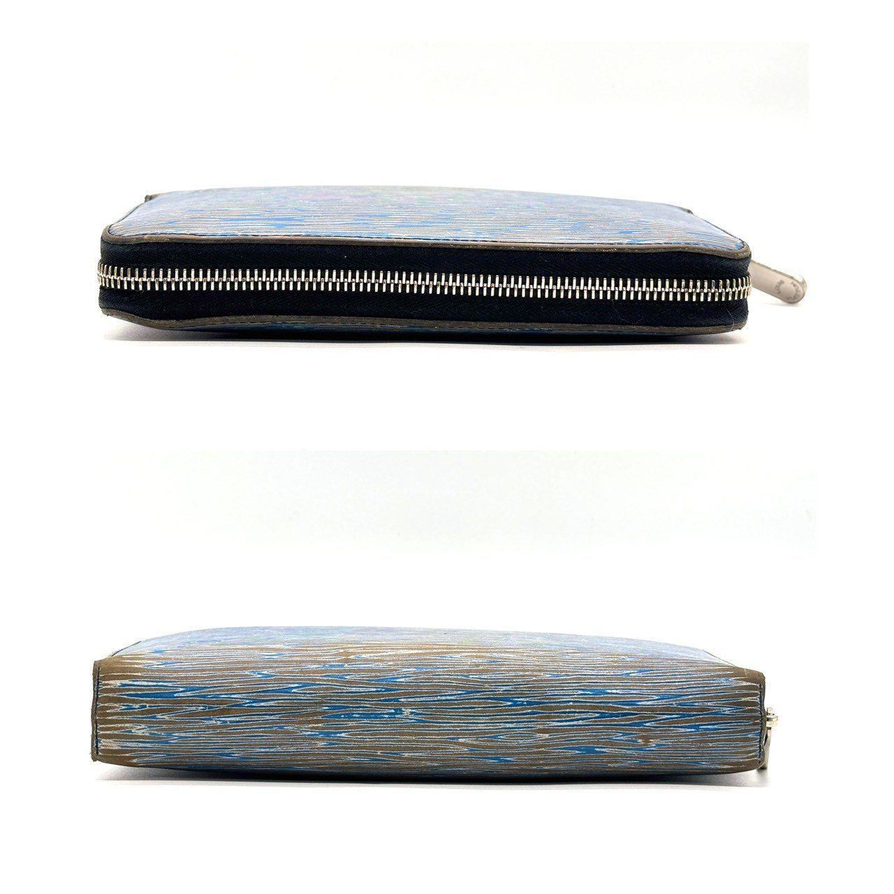 ルイヴィトン　ジッピーウォレット　デニム　エピ　長財布　ブルー LOUIS VUITTON ルイヴィトン 長財布 ジッピーウォレット エピ