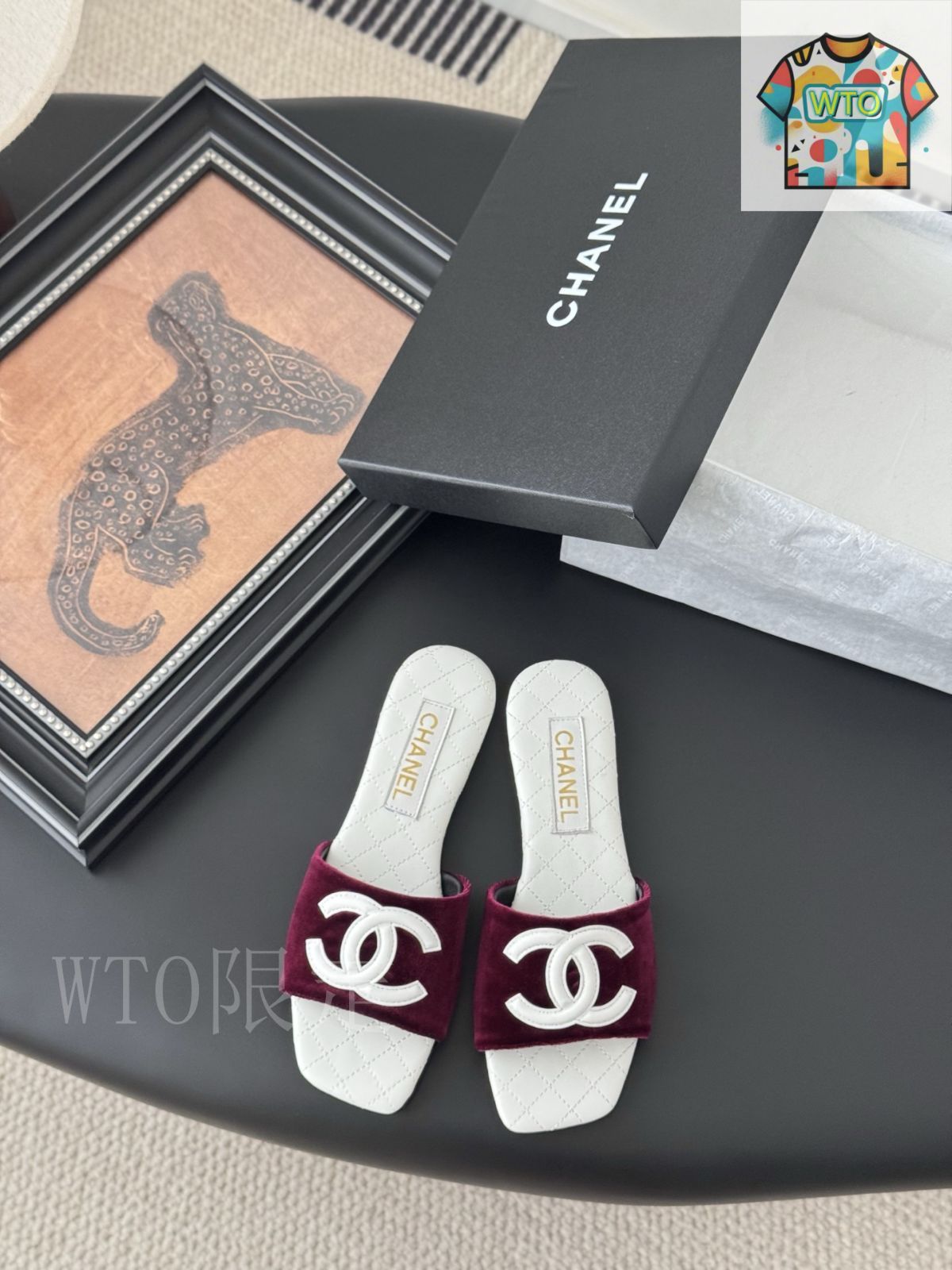 未使用品 CHANELスリッパです(^^) Chanel 27P 椿スリッパ03-3 - メルカリ