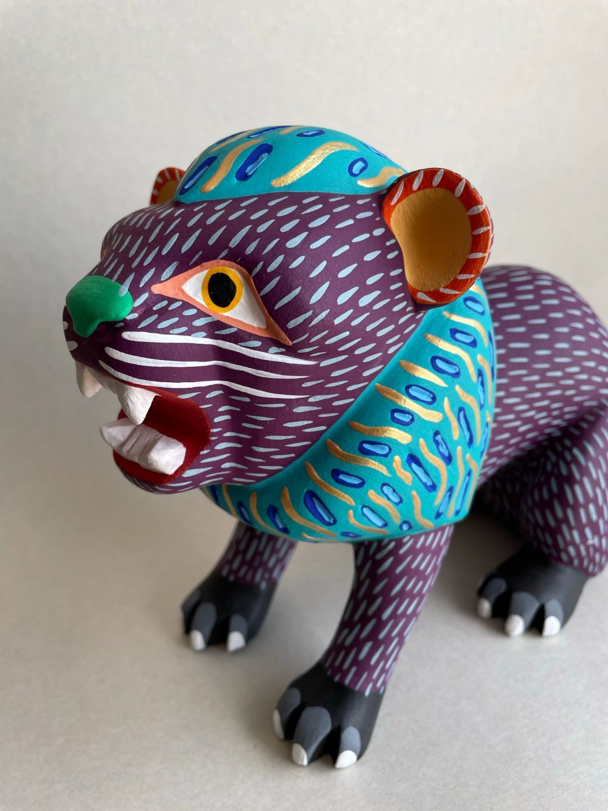 メキシコ　アレブリヘ　ライオン アレブリヘス メキシコ工芸品【吠えるライオン】サイズ特大⭐️ - メルカリ