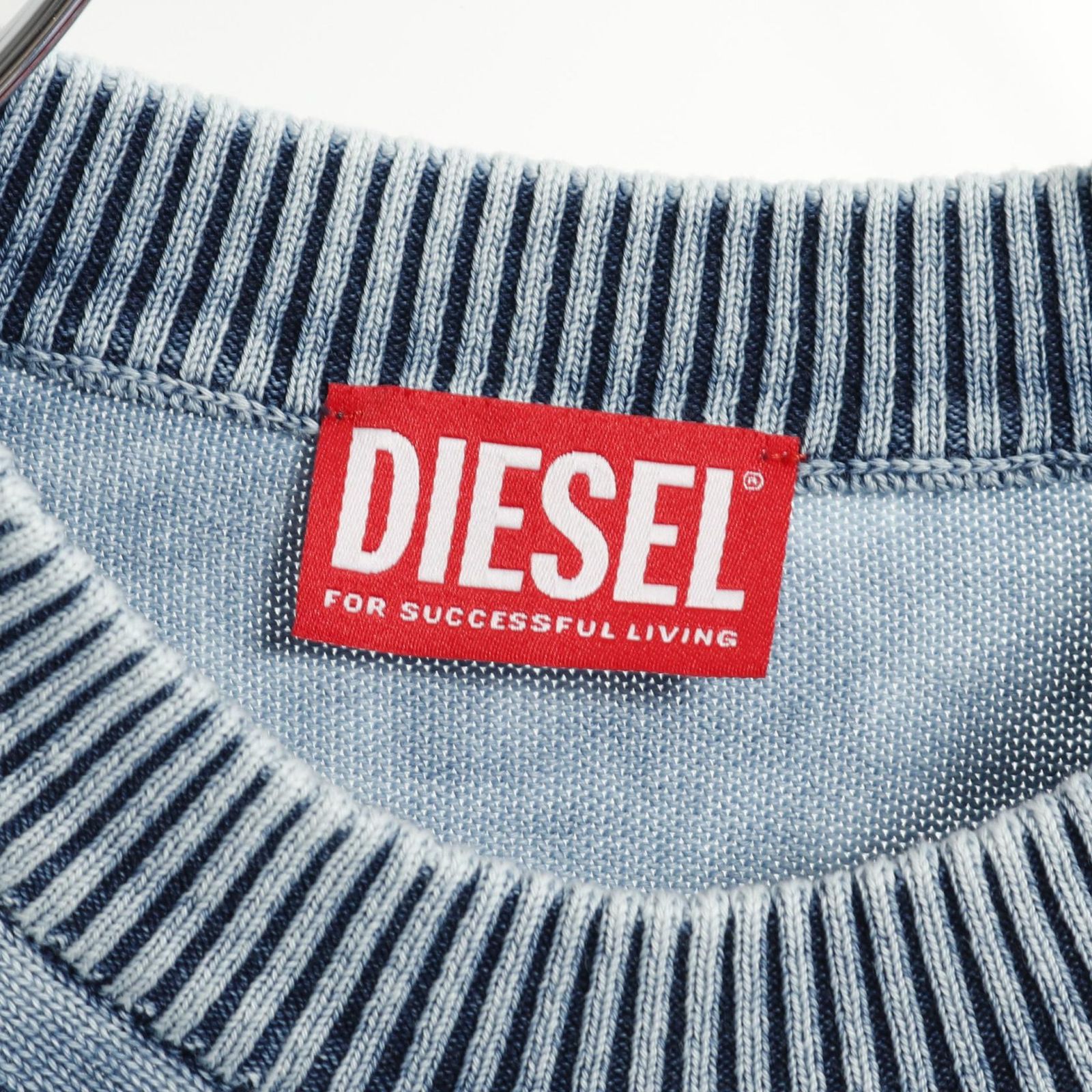 ディーゼル DIESEL ニット K-ZEROS A13401 ブルー コットン K-ZEROS 