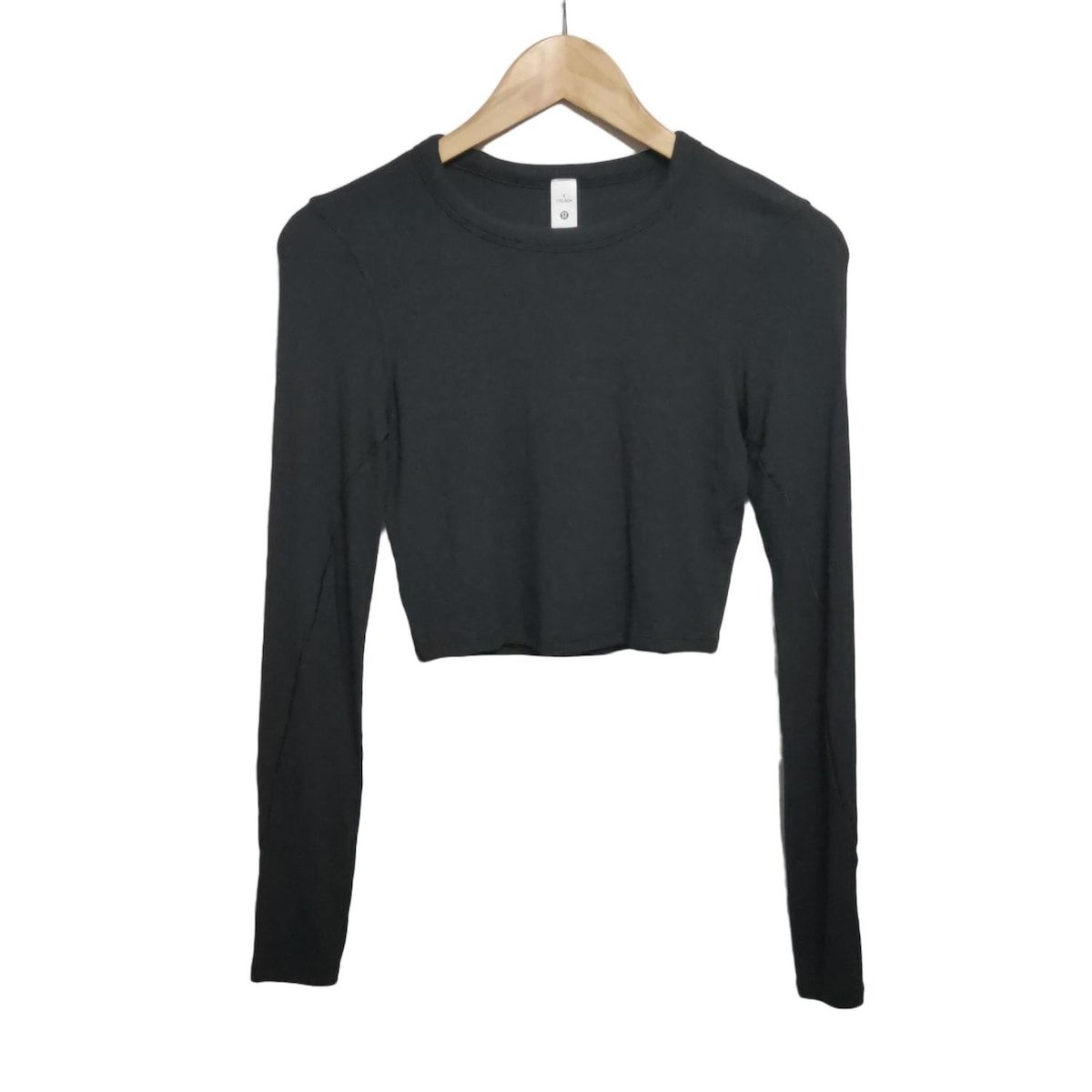lululemon ルルレモン 長袖カットソー サイズ4 XL レディース - 黒 クルーネック