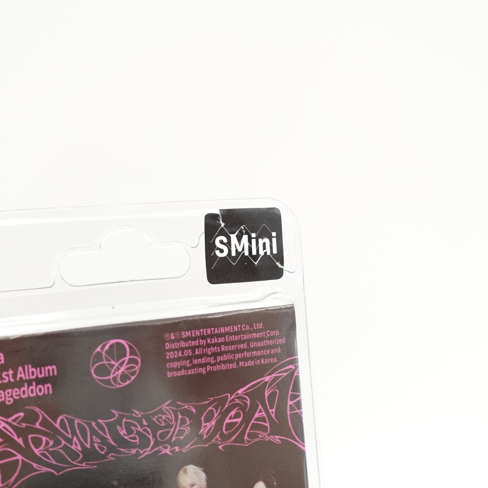 aespa 公式ペンライト ジゼル　トレカ　ステッカー　SMini セット aespa 公式ペンライト ジゼル トレカ ステッカー SMini セット