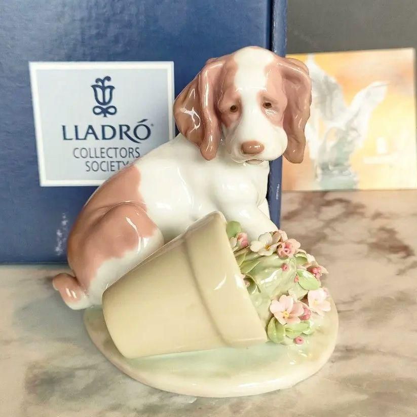 美品】リヤドロ LLADRO 「僕じゃないよ」 絶版品 犬 DOG 陶器 美品】リヤドロ LLADRO 「僕じゃないよ」 絶版品 犬 DOG 陶器