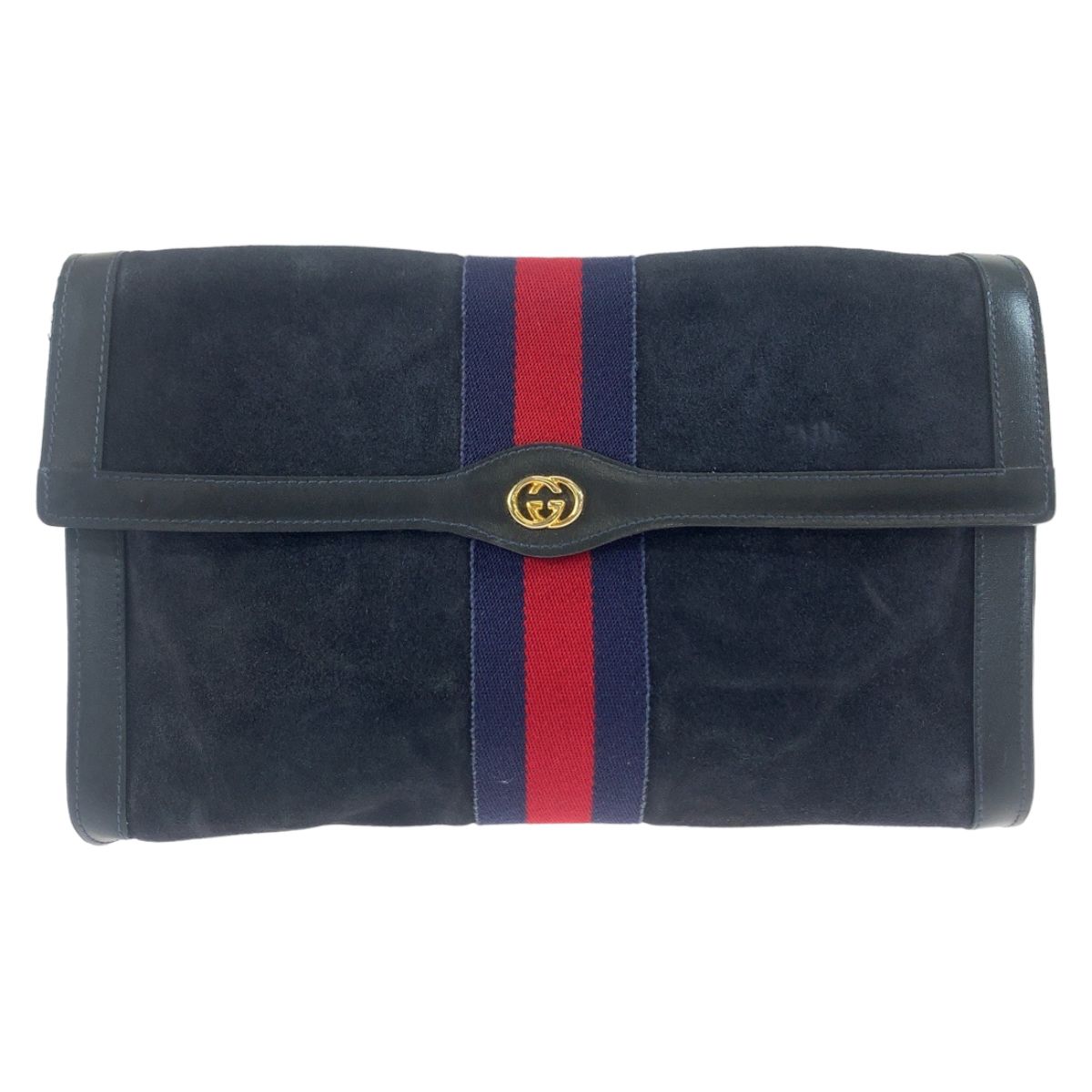 ✨️美品 グッチ クラッチバッグ インターロッキング シェリーライン スエード GUCCI グッチ クラッチバッグ スエード シェリーライン インター