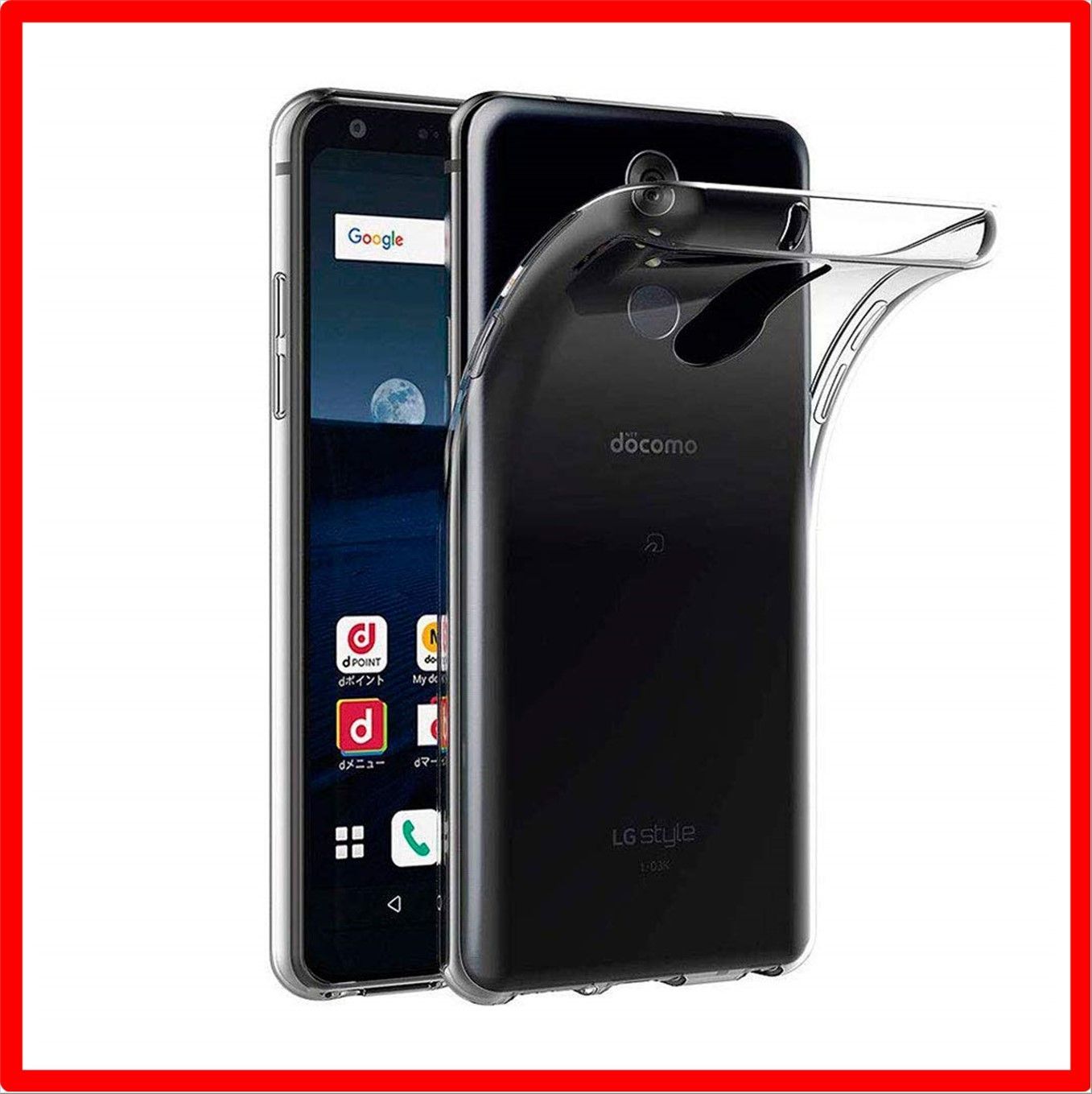 送料無料 】 For LG Style L-03K ケース クリア TPU ケース カバー TPU