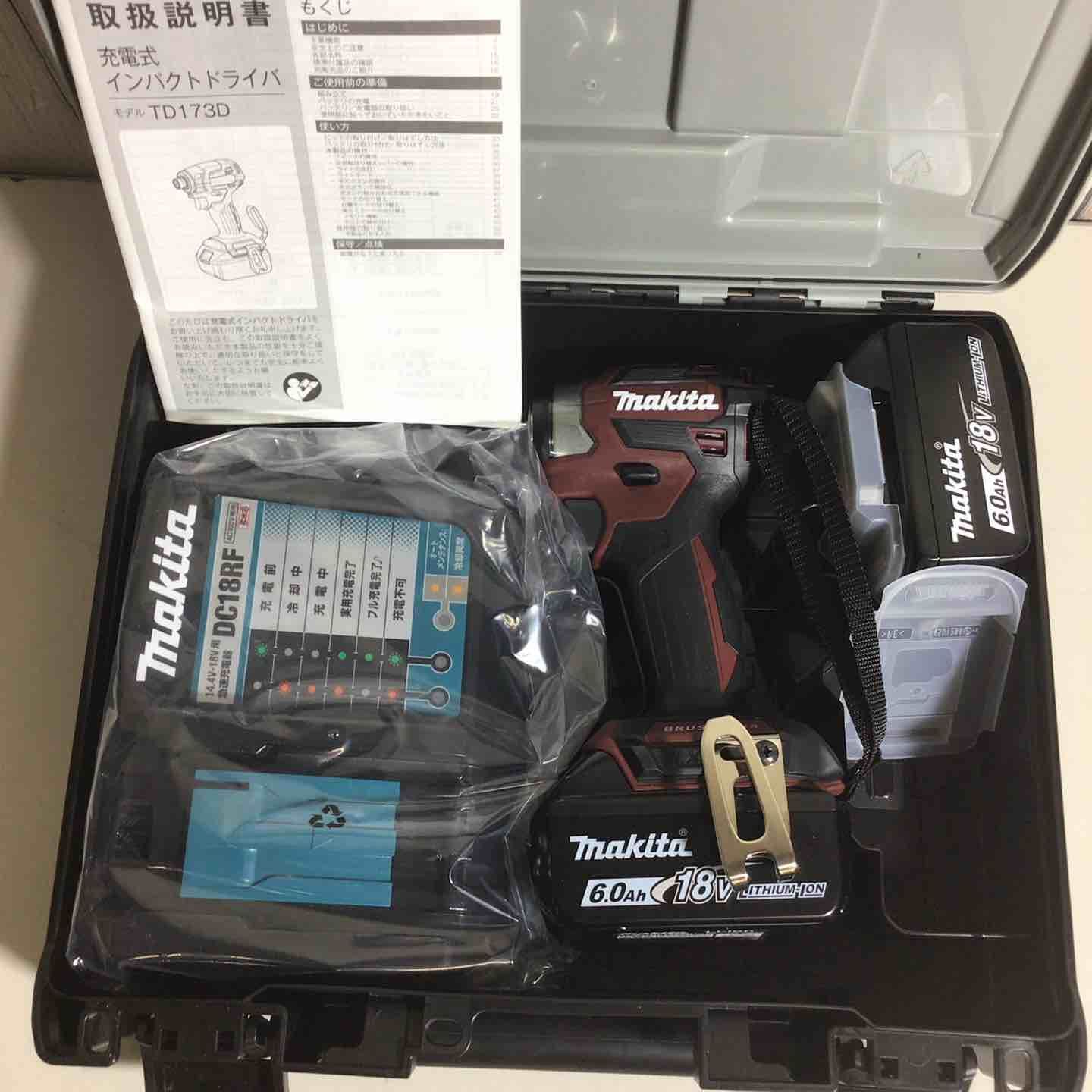 お得な ♥品 色 マキタ makita コードレス インパクトドライバー TD173DGXAR フルセット インパクト レッド 赤 純正 純正品 充電式 18V 戸田店  最安値通販! 