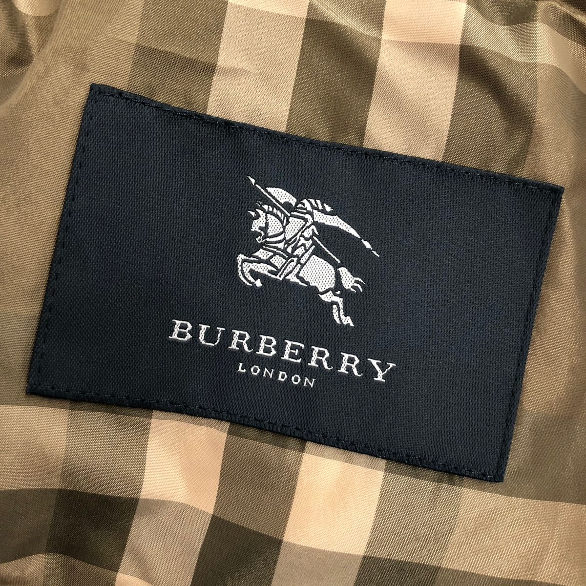 良好 BURBERRY LONDON バーバリーロンドン フーデッドダッフル コート