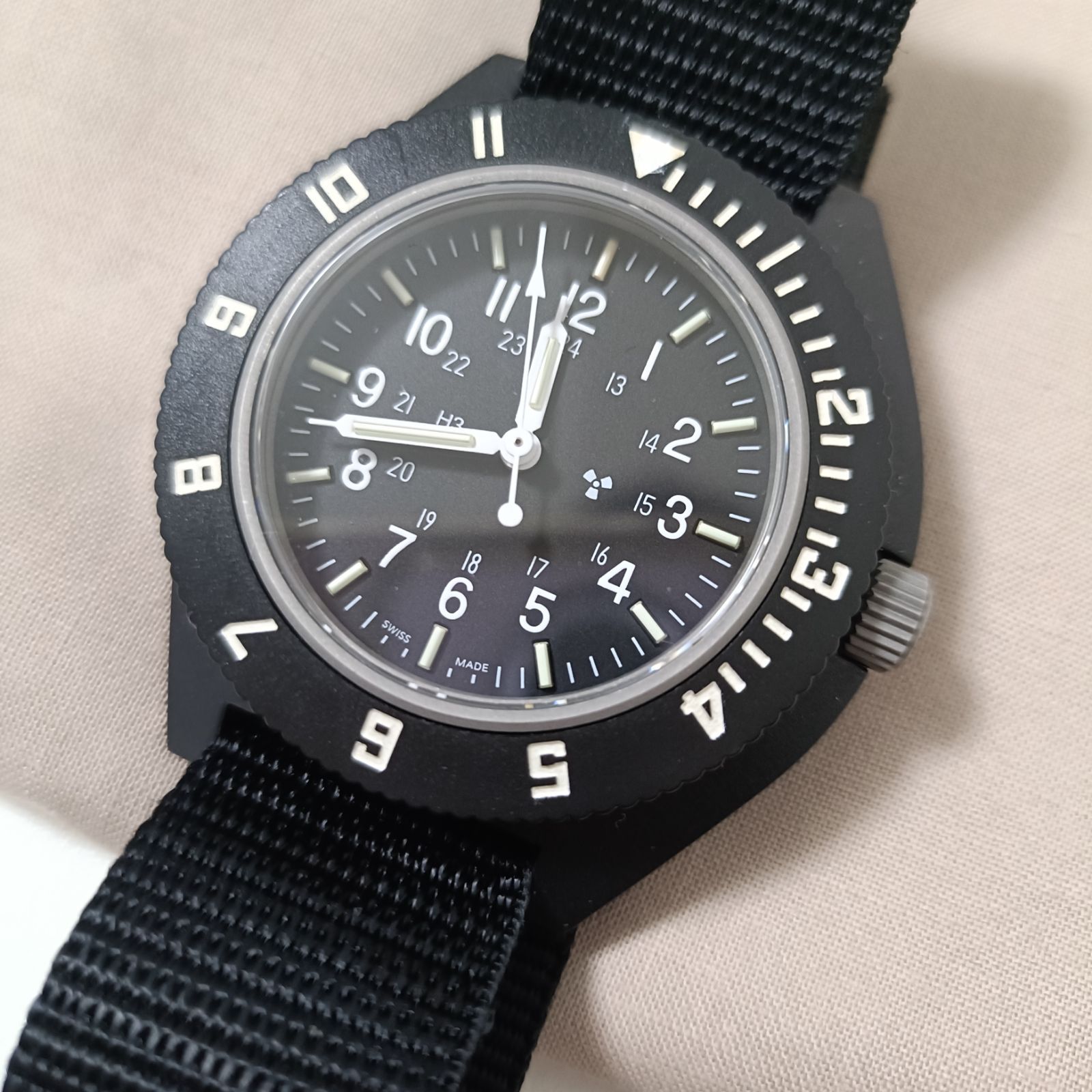MARATHON Navigator Date Pilot ブラック マラソン
