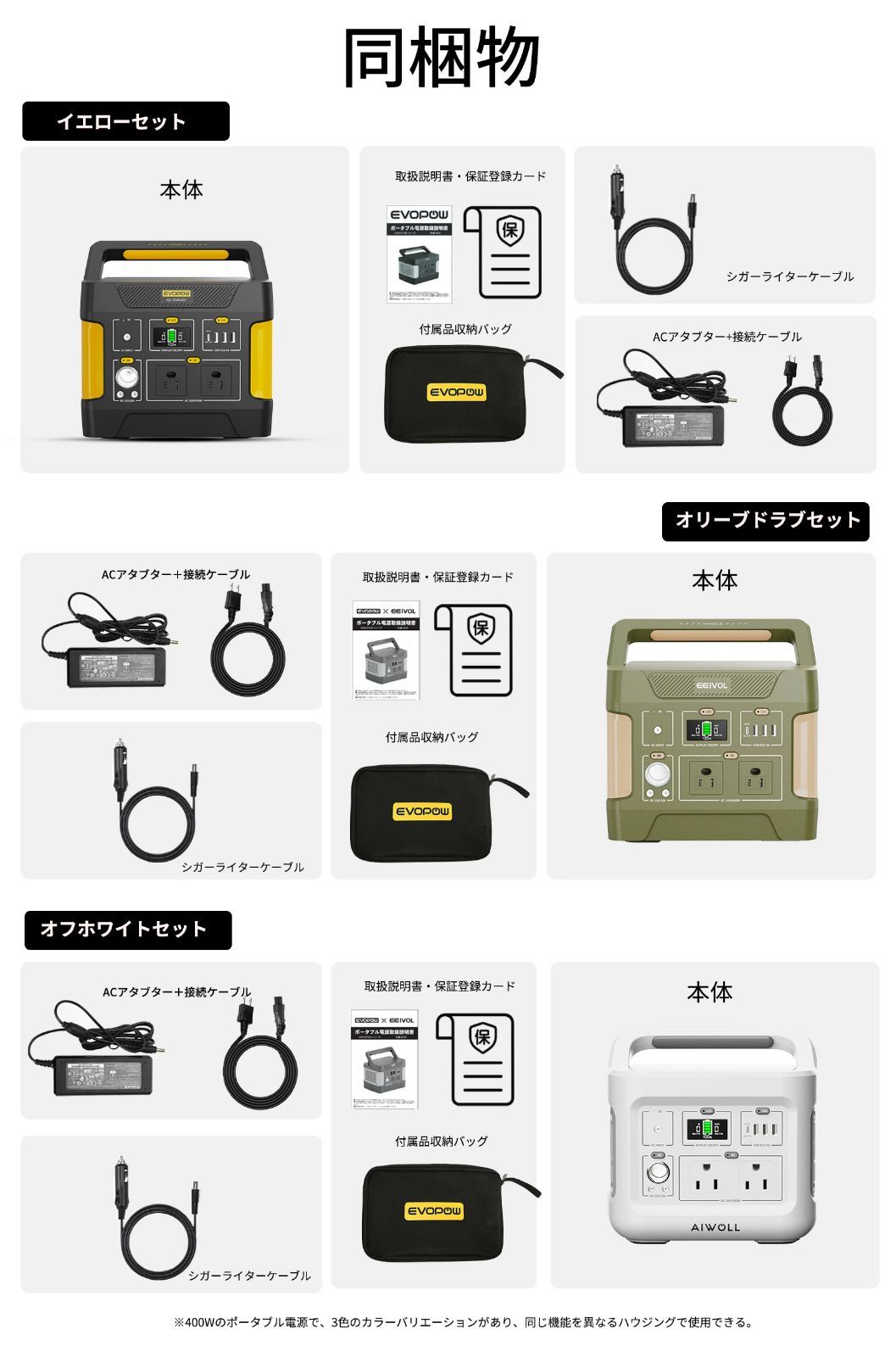 全新品EEIVOLポータブル電源-355Wh/110938mAh オリーブドラブ Amazon.co.jp: EEIVOL ポータブル電源 355Wh ソーラーパネル40W