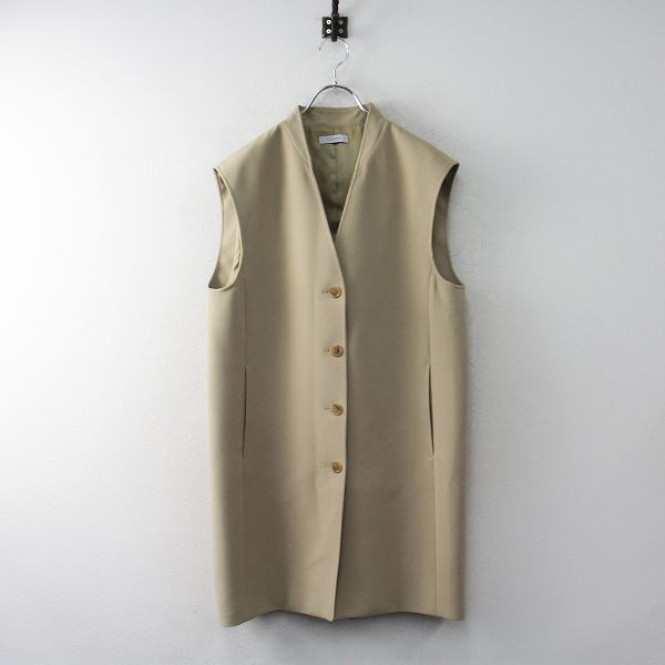 YONFA ジレセットショートコート　ベージュ YONFA ヨンファ gillet set short coat ジレセットショート