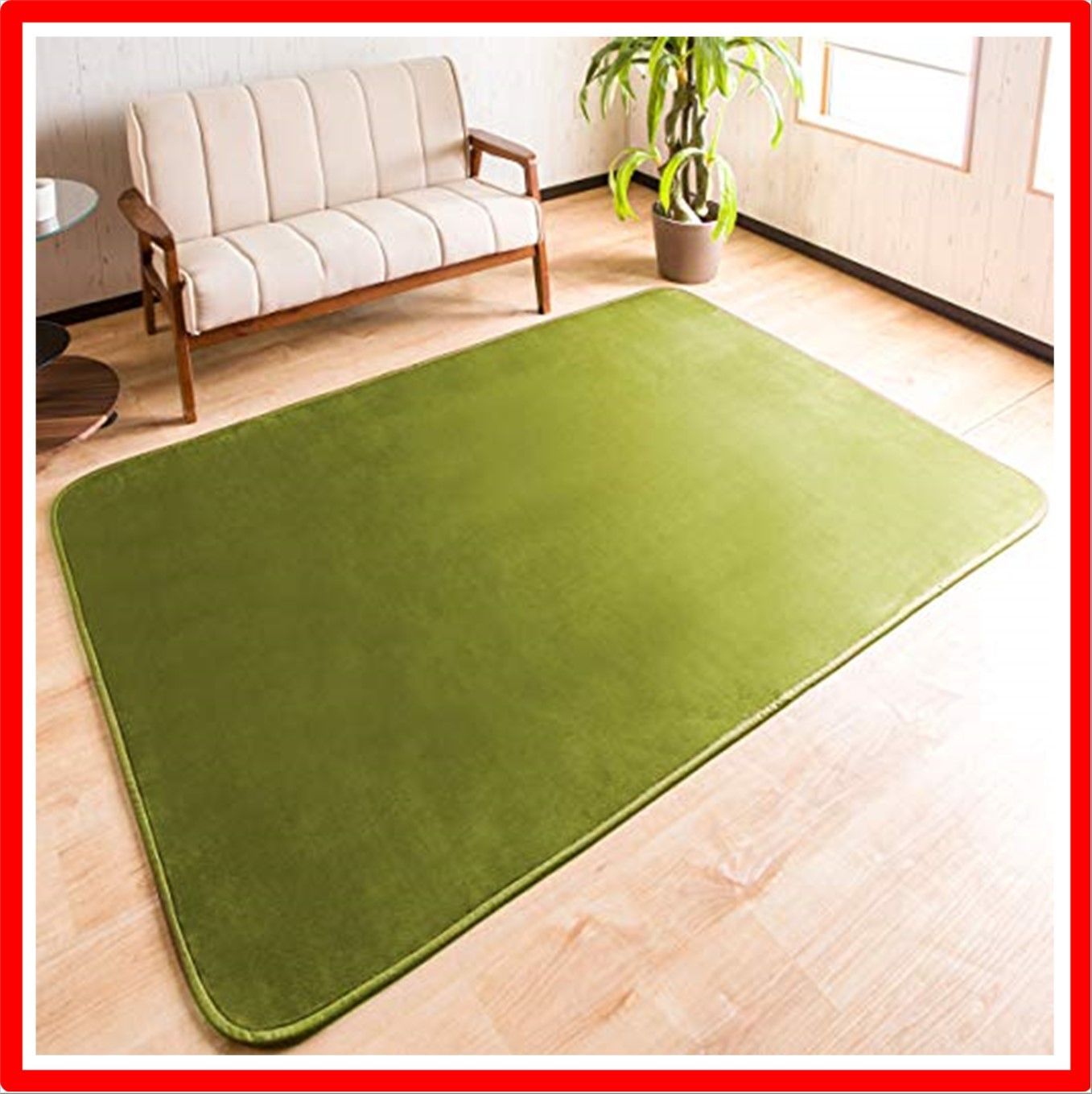 ラグマット絨毯 洗えるラグ 130×185cm(約1.5畳) 防ダニ 防音絨毯