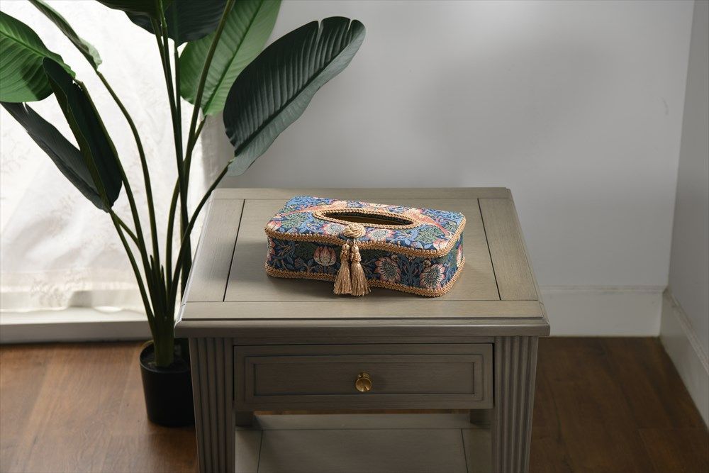 ティッシュ ボックスケース ホルダー ジェニファーテイラー いちご泥棒