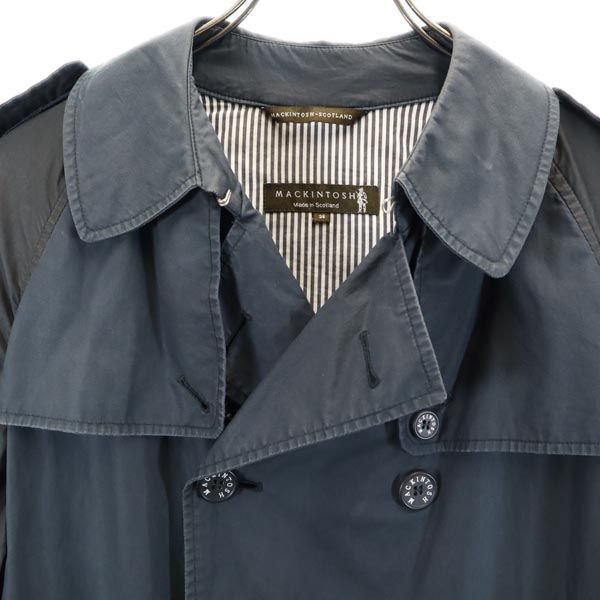 未使用に近い✨MACKINTOSH マッキントッシュ コート ネイビー 36 中古・古着通販】MACKINTOSH (マッキントッシュ) ウールダブルコート
