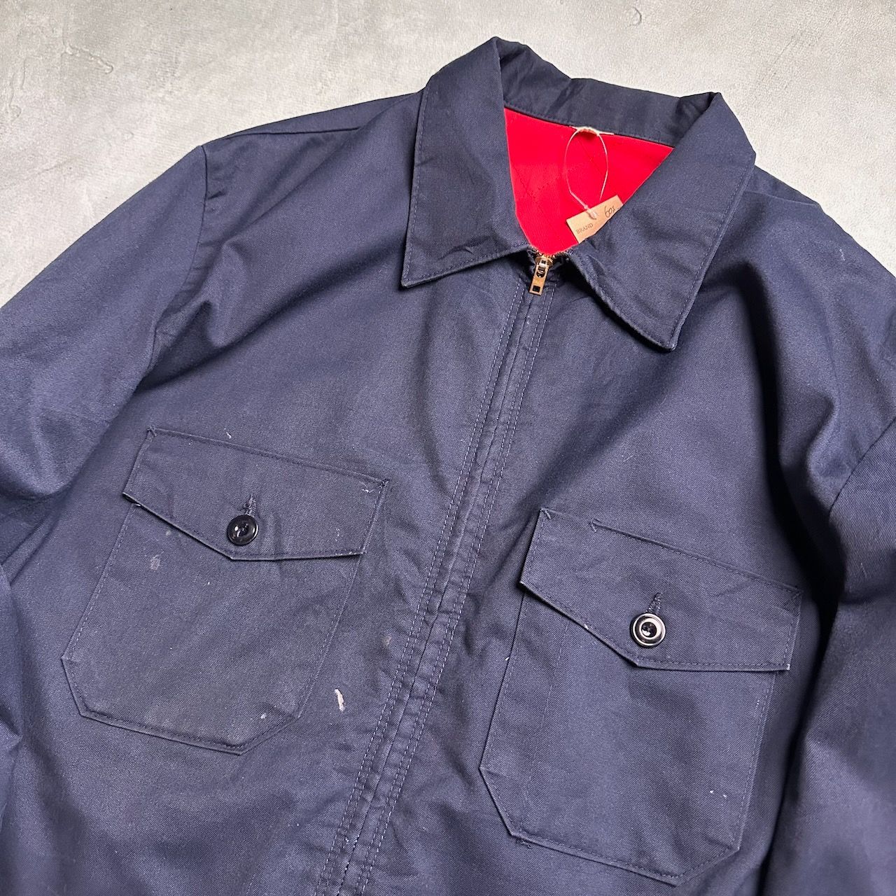 【60s vintage】ブルゾン　ワークジャケット　レーヨン　talon 短丈 Lee - 60s Lee 2ndタイプ ライナー付きワークジャケット 古着 棒