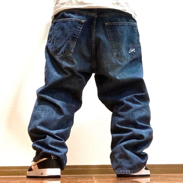 ステューシーSTUSSYワイドバギーデニムパンツRough and Rugged 