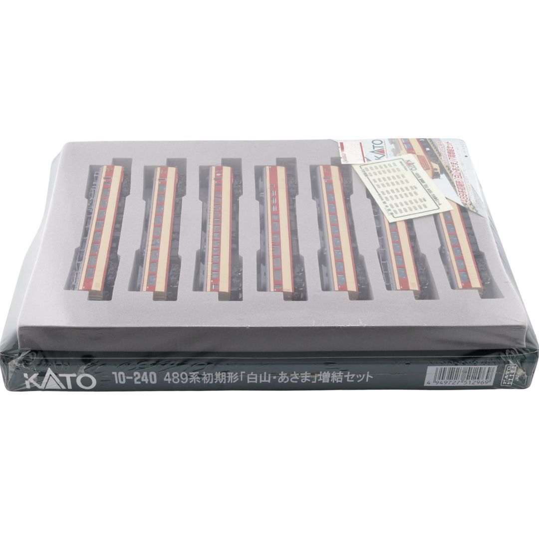 KATO 10-239 489系初期型「白山・あさま」基本5両セット 🟣kato 10-239/240 489系 初期形[白山•あさま] 5両基本7両増結