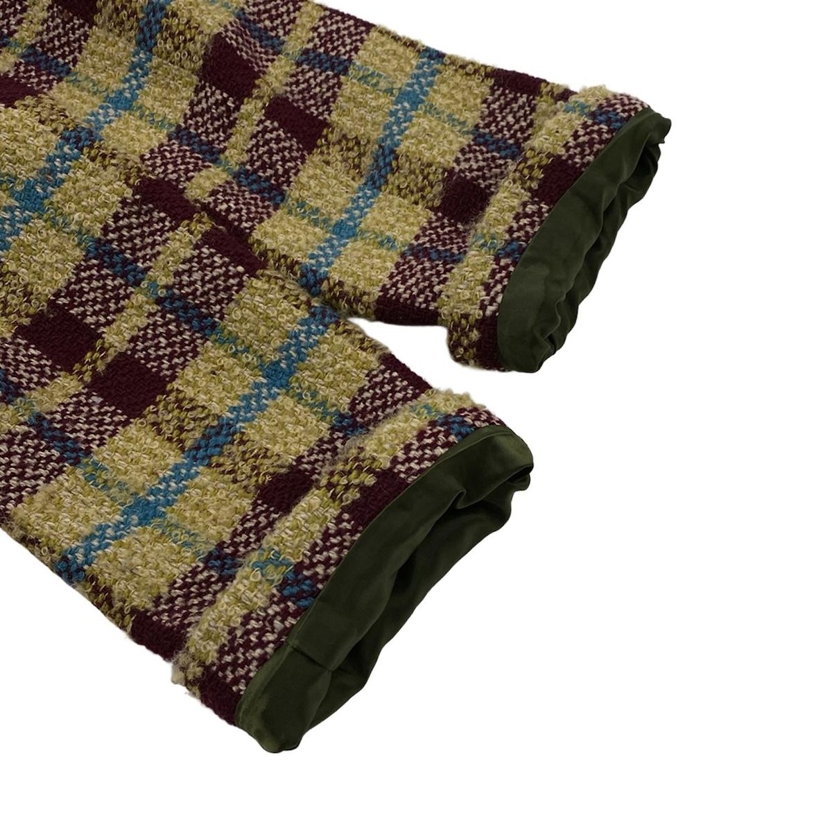 新鮮味のある JOCOMOMOLA ホコモモラ コート サイズ40 XL レディース - ライトブラウン×ボルドー×マルチ 長袖 チェック柄 冬 今がお得！