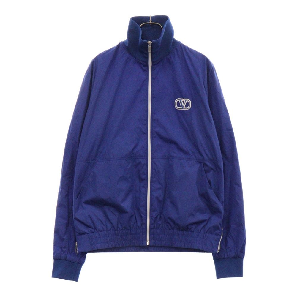 未使用品▼VALENTINO ヴァレンティノ 1V3CIL958LF Vロゴシグネチャー ジップアップ ブルゾン ナイロンジャケット ブルー 44 イタリア製 正規品 メンズ VALENTINO (ヴァレンティノ) Vロゴ シグネチャー ナイロンジップアップ