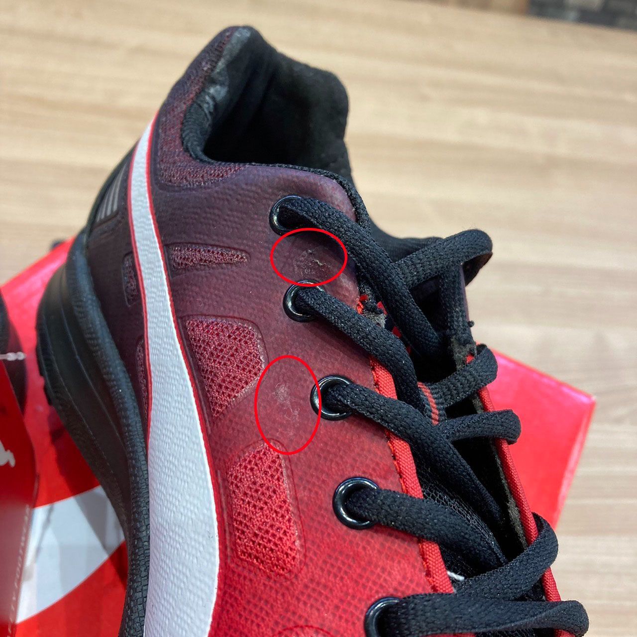 新品訳有】PUMA安全靴マラソンレッドロー m-64.336.0 62 - メルカリ