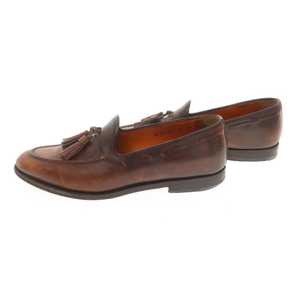 中古】サントーニ Santoni タッセル ローファー アンティーク