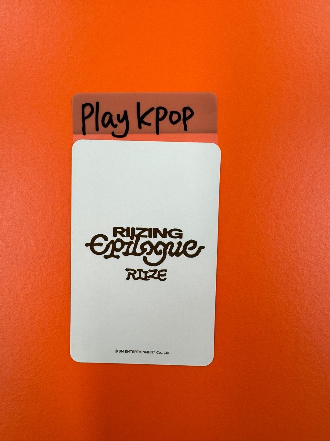 RIIZE アントン トレカ RIIZING : Epilogue SM STORE ラキドロ