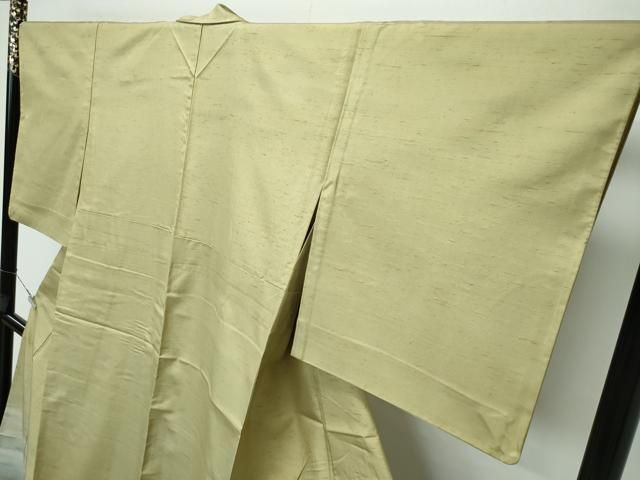 平和屋着物▽極上 石川県指定無形文化財 牛首紬 白山工房 手織り 訪問