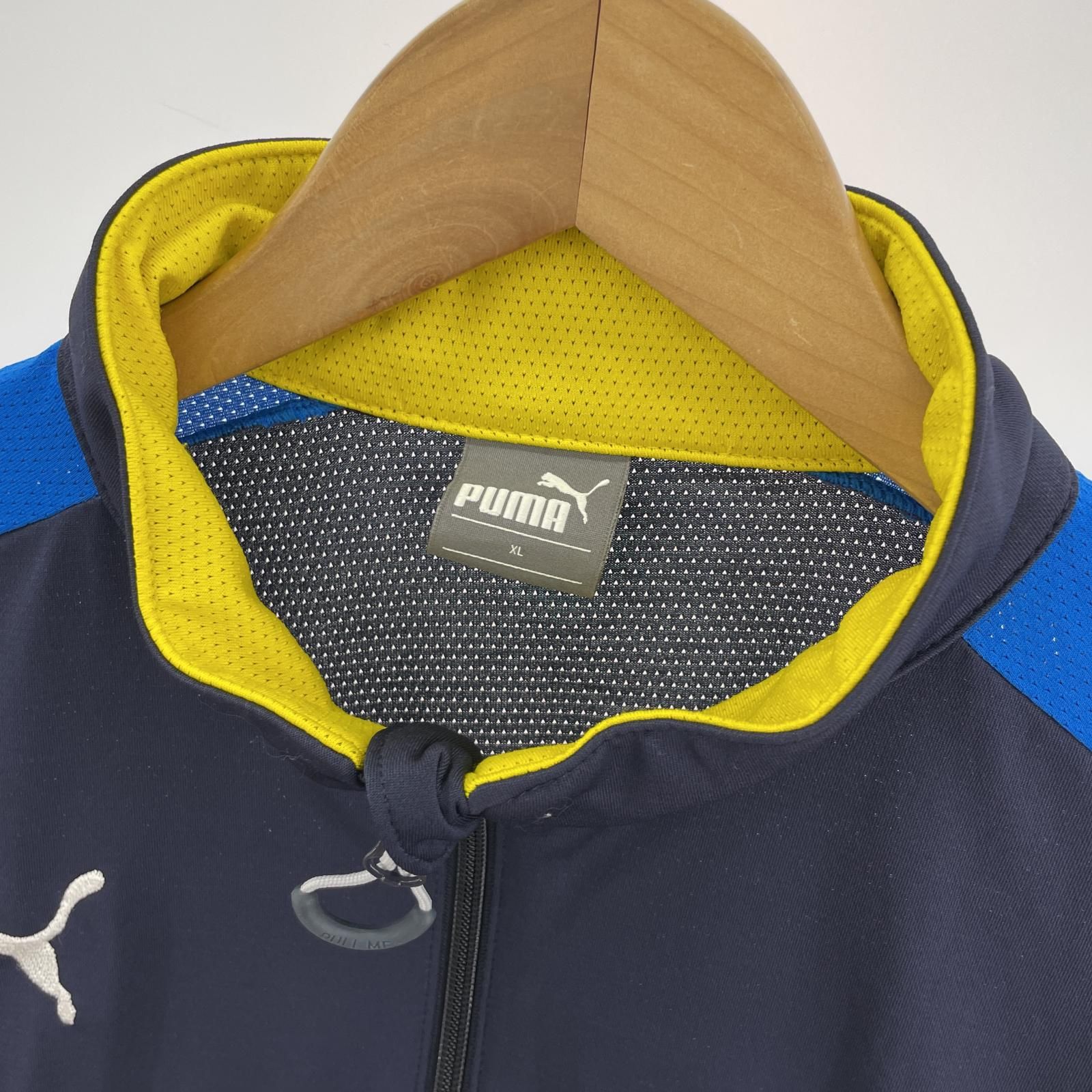 pumaプーマトラックジャケットジャージブルゾン茶色ブラウン黄色