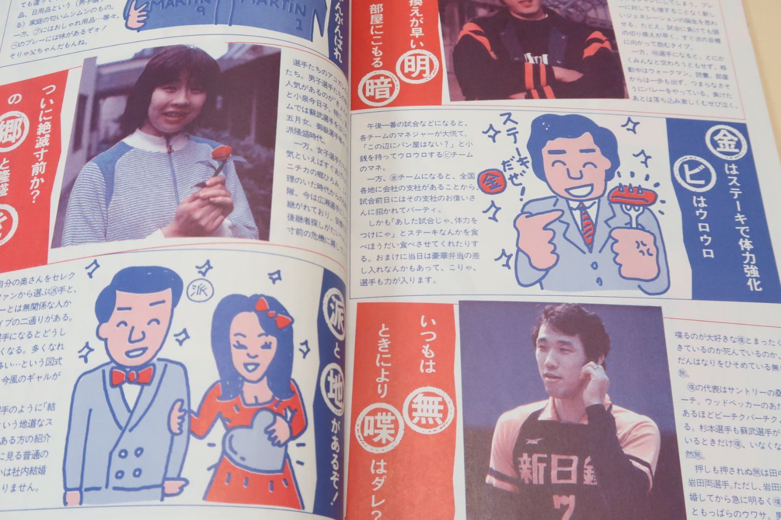 月刊バレーボール・1985年3月号/中田久美19歳・宮島恵子19歳・三屋裕子