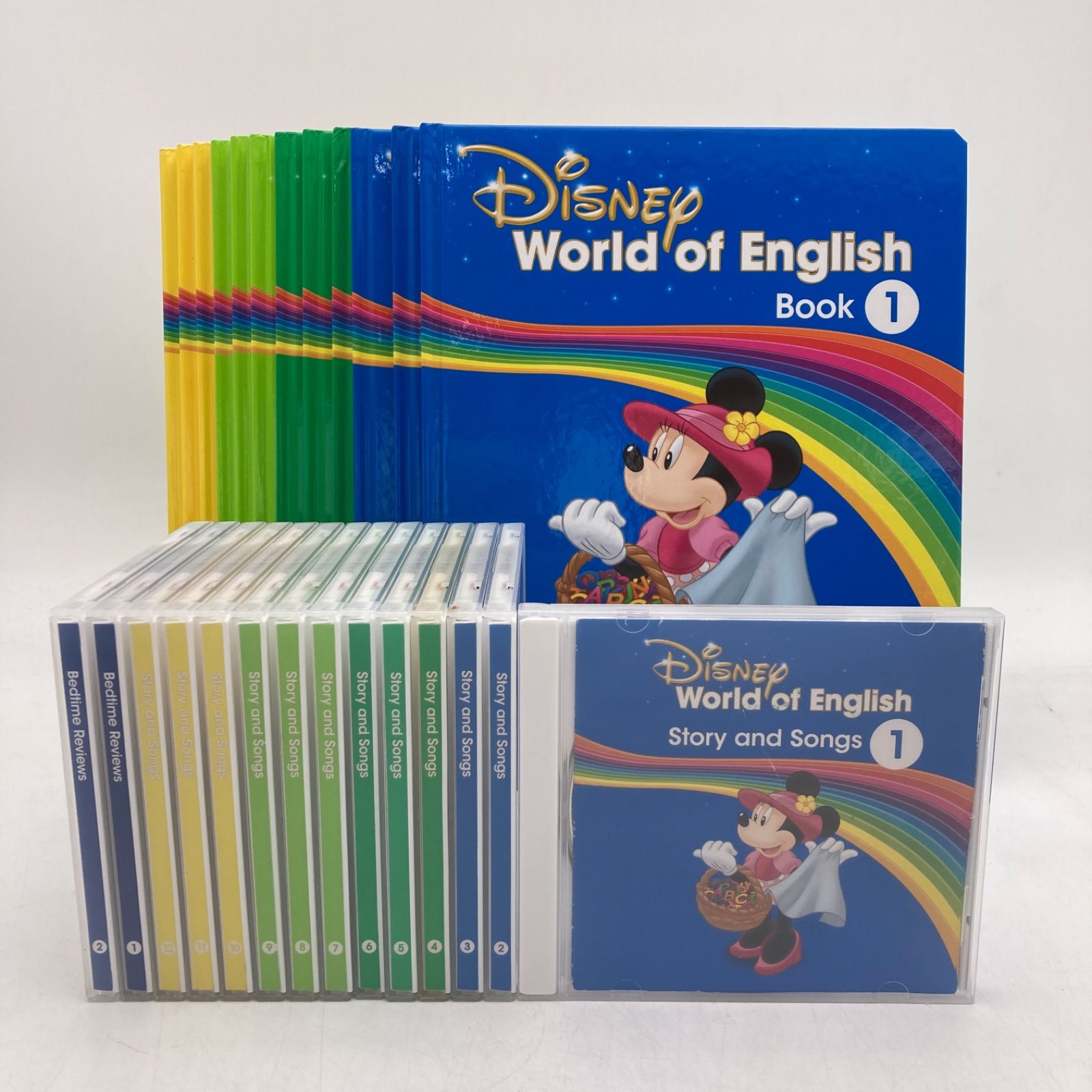 最新版 2020年 メインプログラム 絵本CD　ディズニー英語システム dwe 最新版】2020年購入 メインプログラム 絵本＆CD ディズニー英語