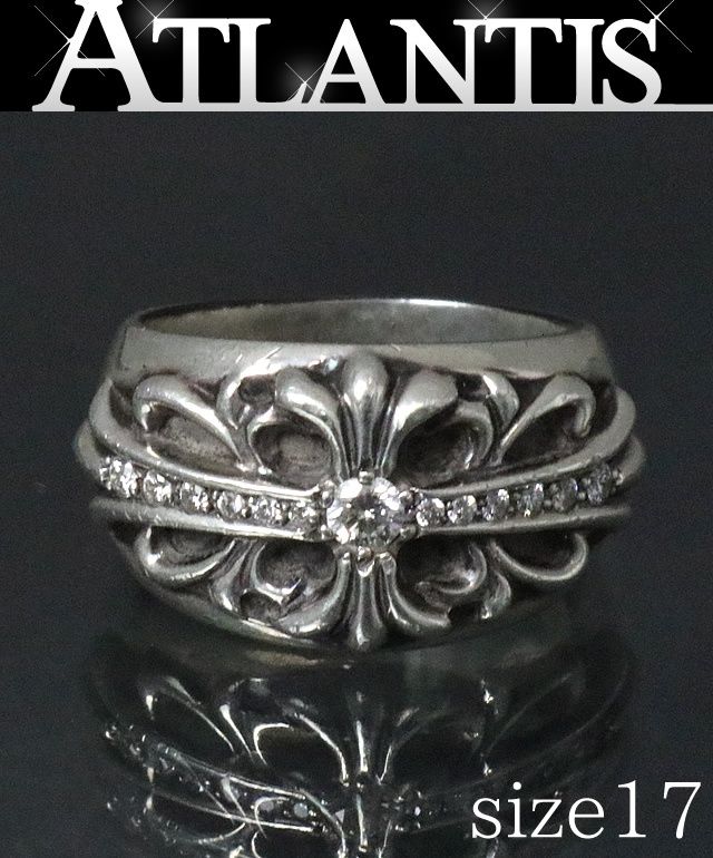 CHROME HEARTS フローラルハート リング 17号 クロムハーツ クロム