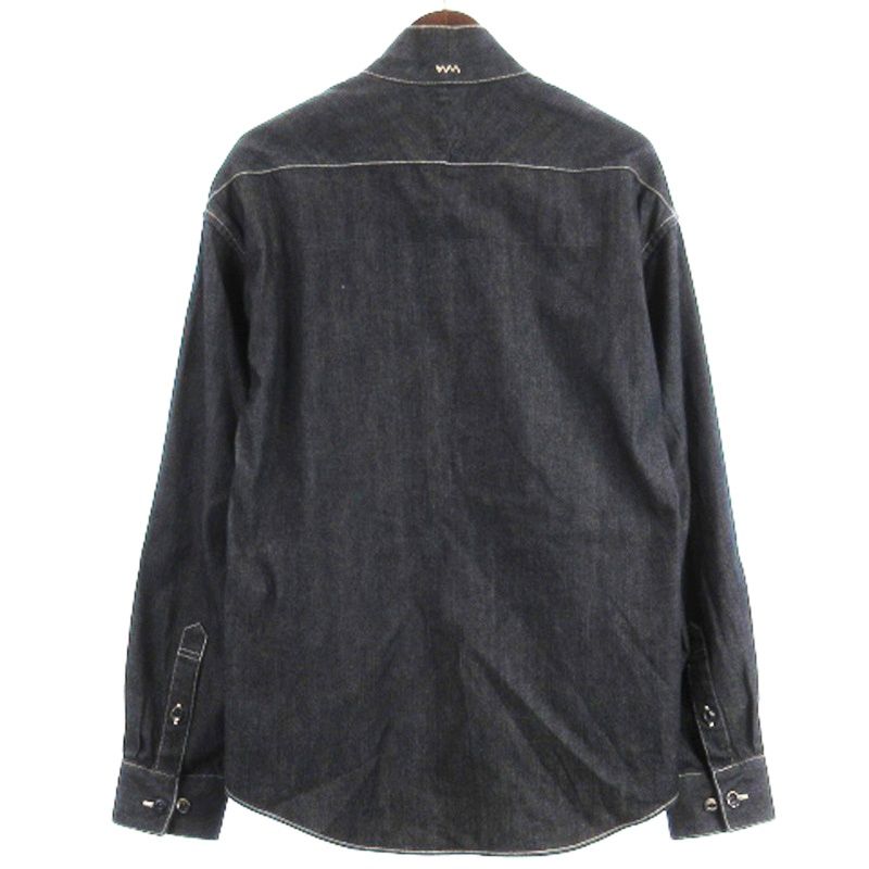 visvim ビズビム ニットセーターデニム シャツ ジャケット キムタク生地には伸縮性があります