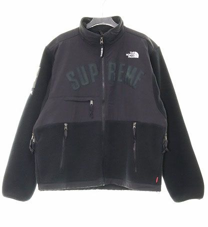 シュプリーム SUPREME × THE NORTH FACE 19SS ARC LOGO DENALI FLEECE JACKET BLACK Mサイズ NA11903I ノースフェイス アーチロゴ デナリ フリースジャケット【中古】AA 250111