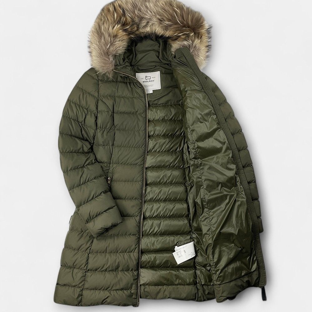希少✨　WOOLRICH　エリスロングジャケット　Aライン　2WAY　黒　現行 希少✨ WOOLRICH エリスロングジャケット Aライン 2WAY 黒 現行