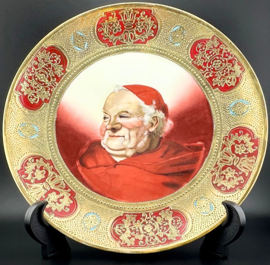 アンティーク　初期オールドノリタケ　メイプルリーフ印　希少な美術品です【美品】 アンティーク 初期オールドノリタケ メイプルリーフ印 希少な美術品