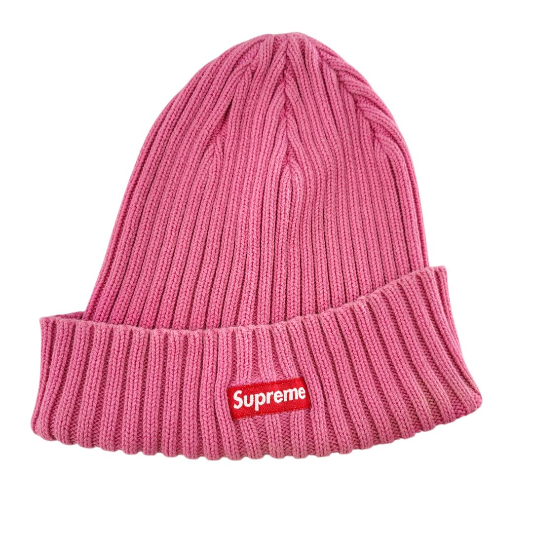 Supreme シュプリーム ニット帽 ピンク メンズ コットン100% - メルカリ
