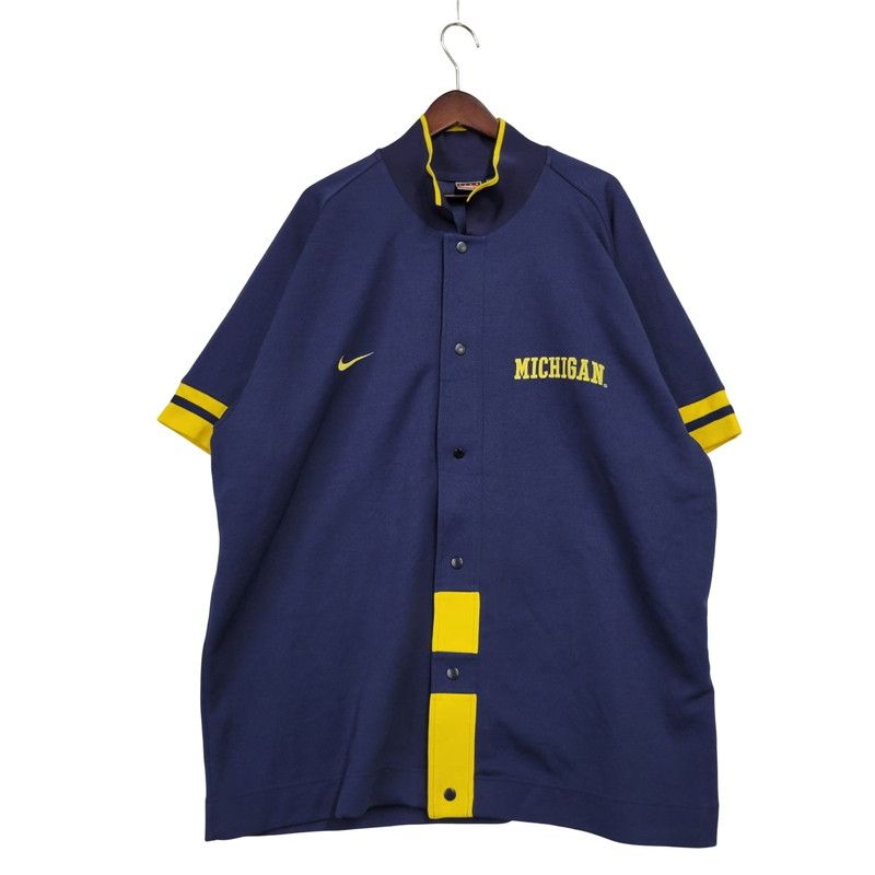 メンズ NIKE ナイキ MICHIGAN SHOOTING SHIRT シューティングシャツ 半袖 トップス 146-250412-as-48-IZU