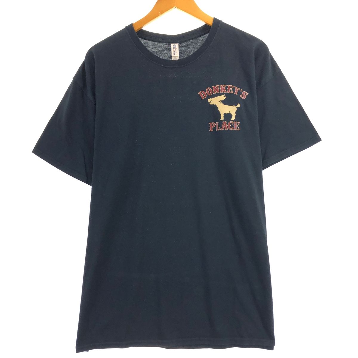 古着 ジャージーズ Jerzees プリントTシャツ メンズXL/eaa432084