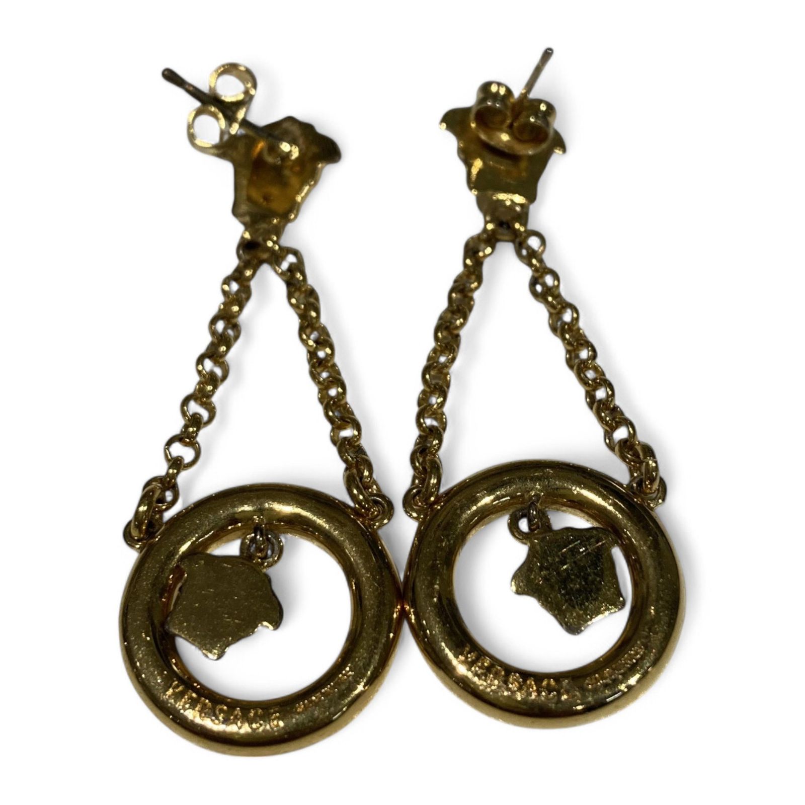 VERSACE (ヴェルサーチェ) ⑤ 2連 メデューサモチーフ ラインストーン