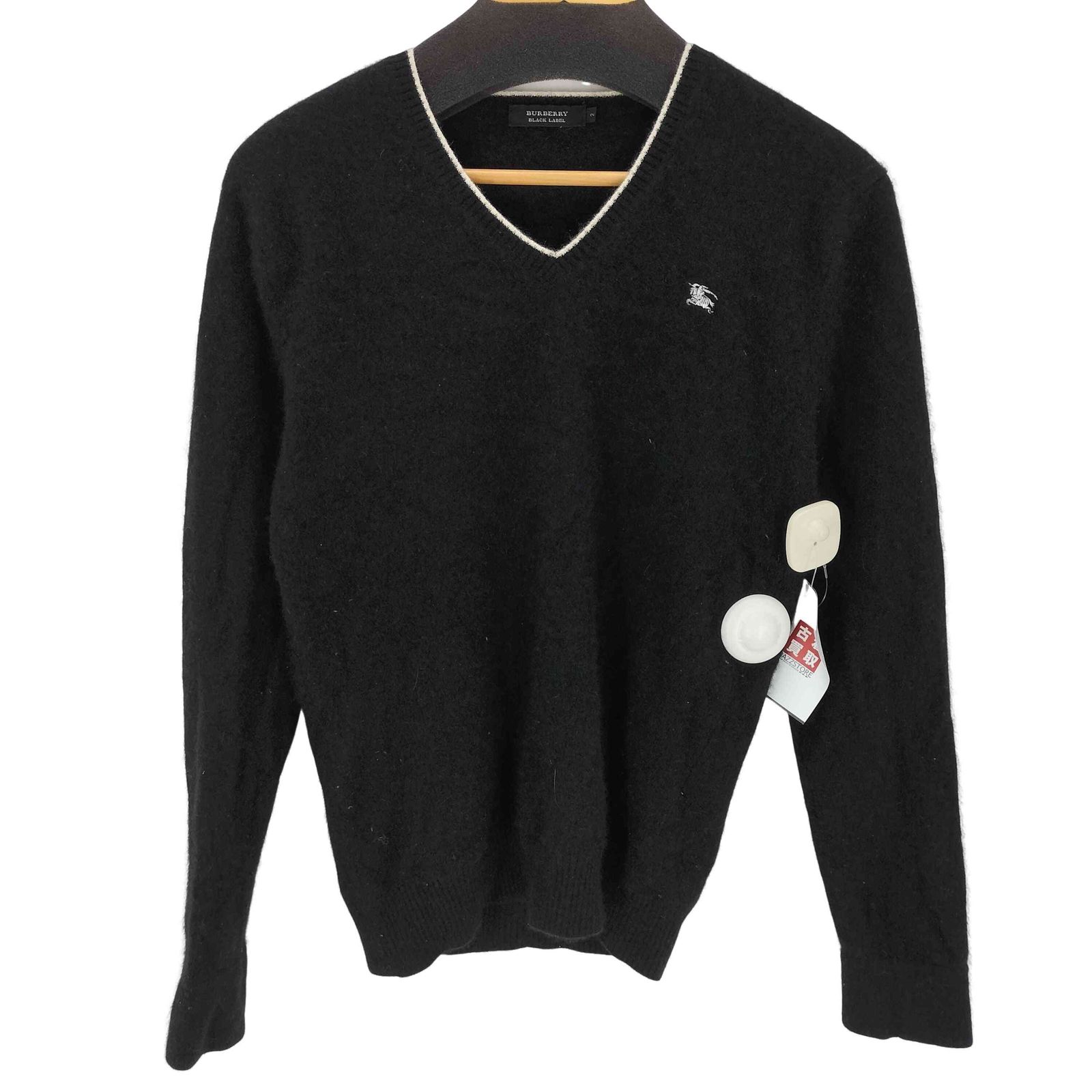 バーバリーブラックレーベルカシミア混メンズセーター BURBERRY BLACK