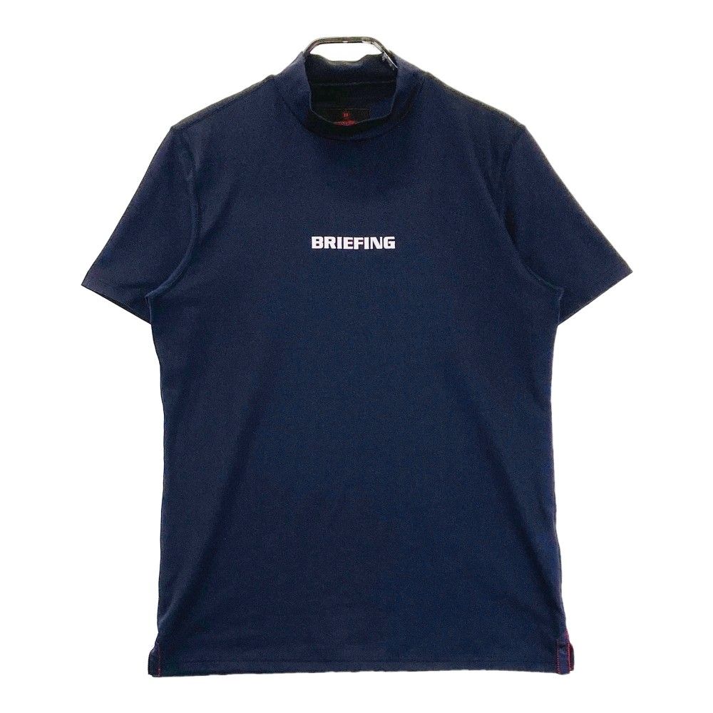 サイズ：M BRIEFING GOLF ブリーフィング BBG231M05 ハイネック半袖Tシャツ  ネイビー系 [240101251947]# ゴルフウェア メンズ ストスト