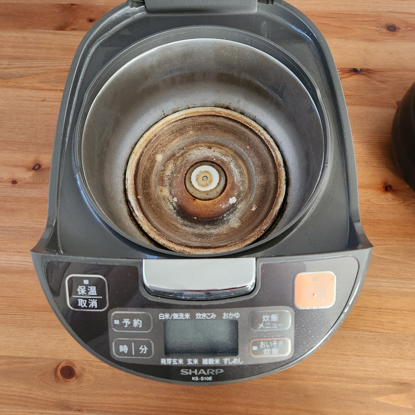 【動作確認済】SHARP KS-S10E-S 5合 ジャー炊飯器