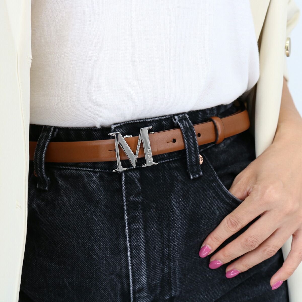 □MAXMARA マックスマーラ CINTURA MCLASSIC20 レディースベルト