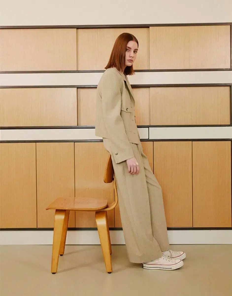 ジャケット チャコールグレー