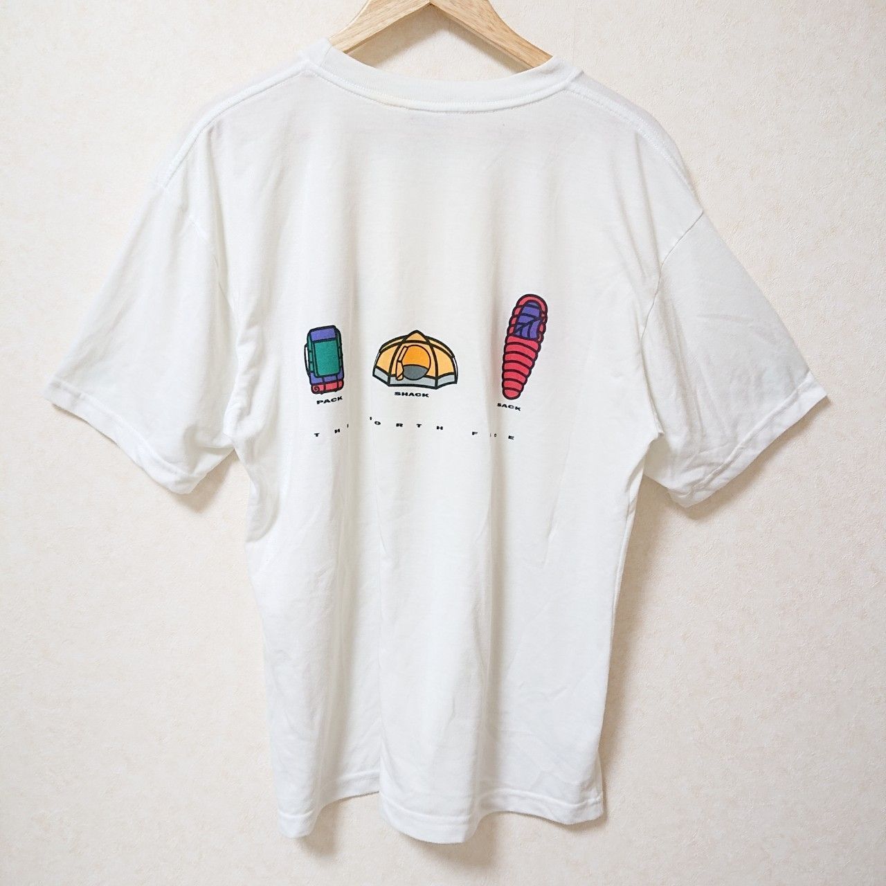 THE NORTH FACE ザノースフェイス メンズTシャツ M キャンプ