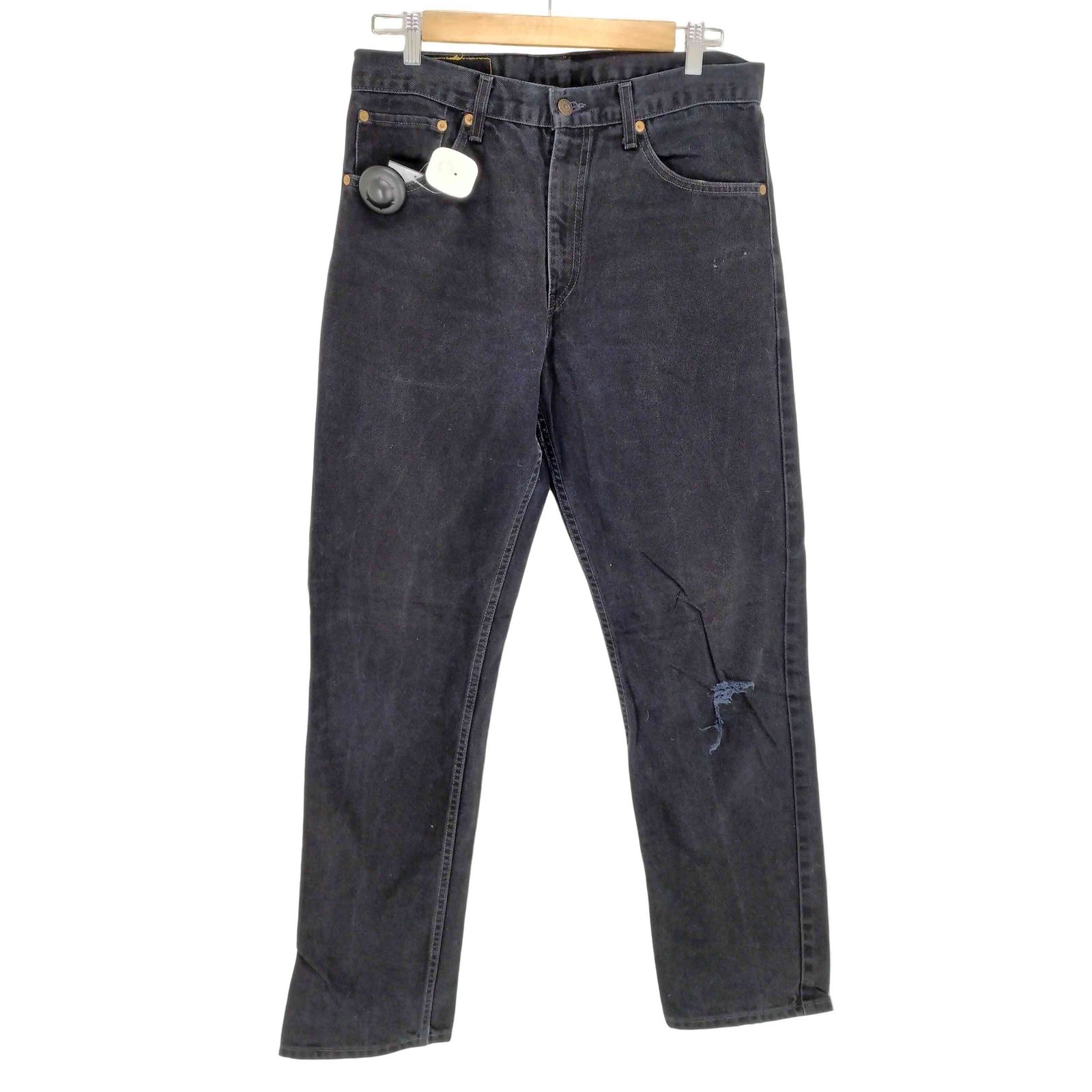 Levis(リーバイス) 521 ボタン裏252 ジップフライ ブラックデニム メンズ  W34【中古】【ブランド古着バズストア】 リーバイス Levis 521 ボタン裏252 ジップフライ ブラックデニム