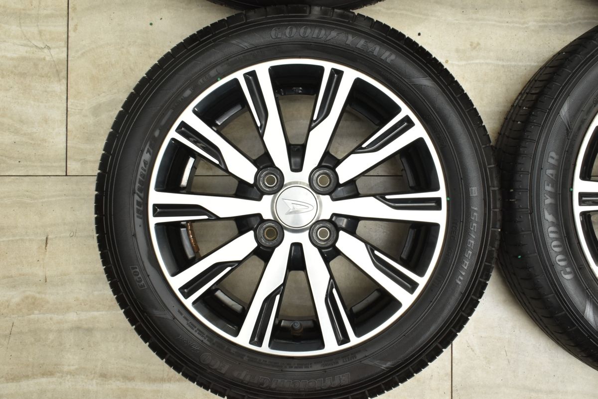 バリ溝】ダイハツ タント カスタム 純正 14in 4.5J +45 PCD100 バリ溝】ダイハツ タント カスタム 純正 14in 4.5J +45 PCD100