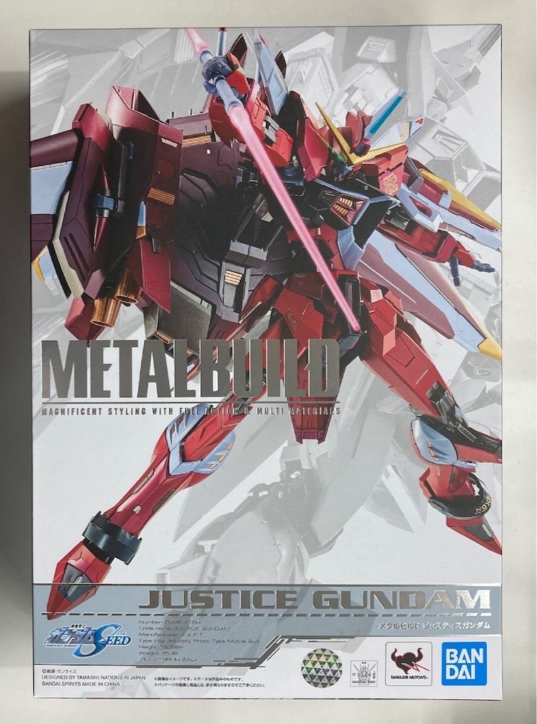 新品未開封　バンダイスピリッツ L BUILD ジャスティスガンダム Amazon | TAMASHII NATIONS METAL BUILD 機動戦士ガンダムSEED
