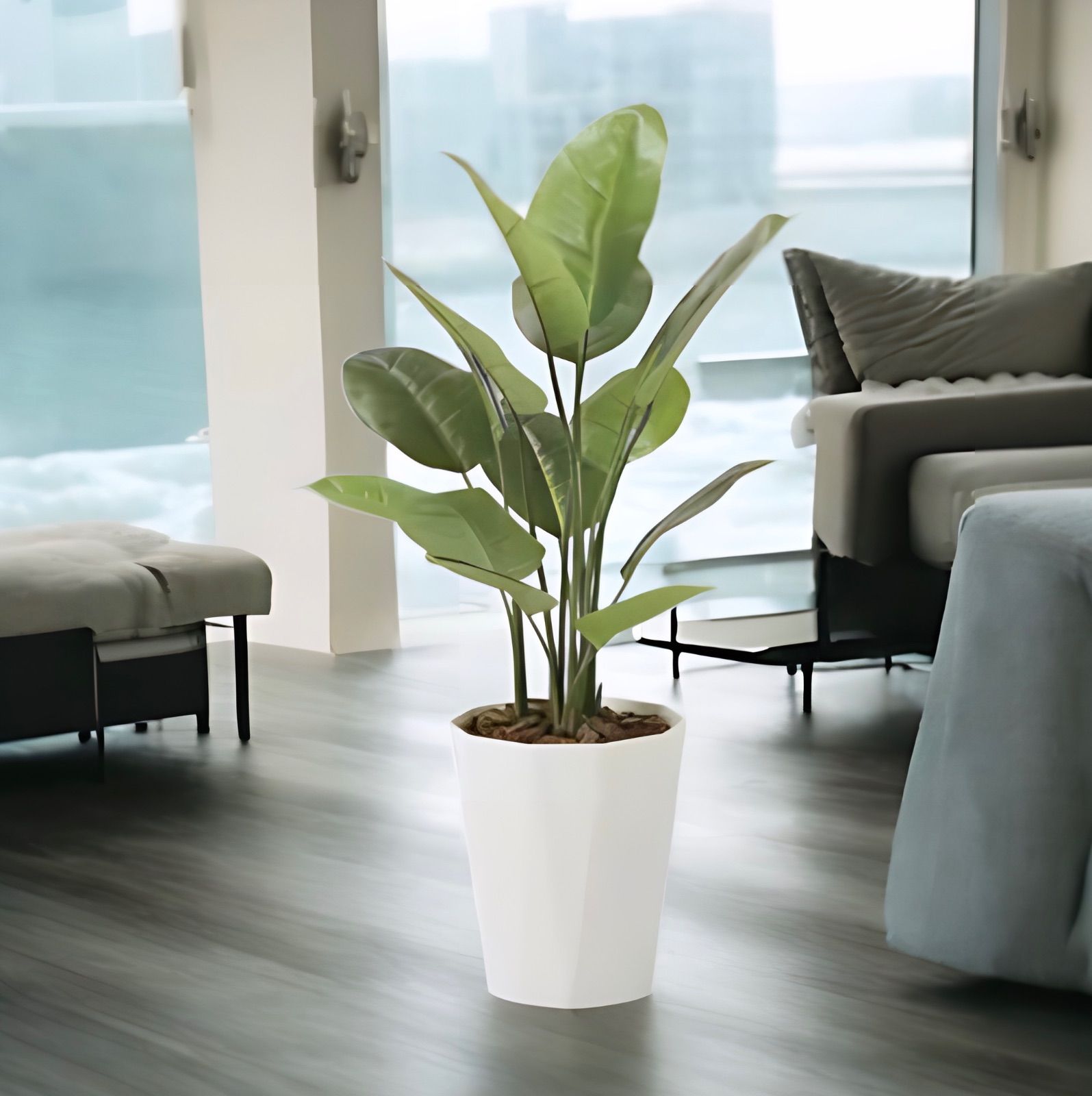 光触媒 人工観葉植物 フェイクグリーン フレッシュスキンダプサス1.0@@