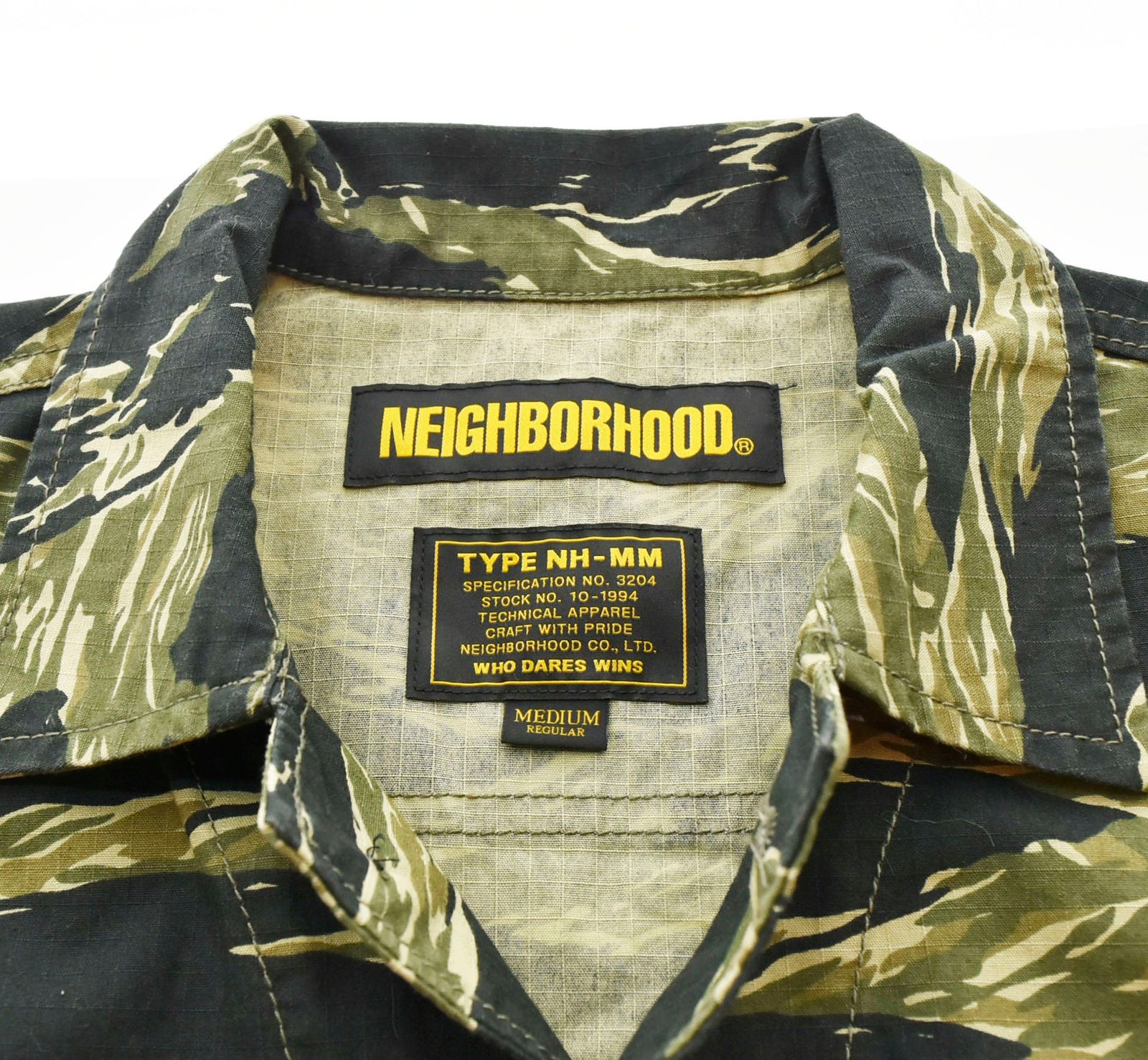ネイバーフッド NEIGHBORHOOD MIL BDU C-SHIRT.LS 長袖シャツ TIGER 